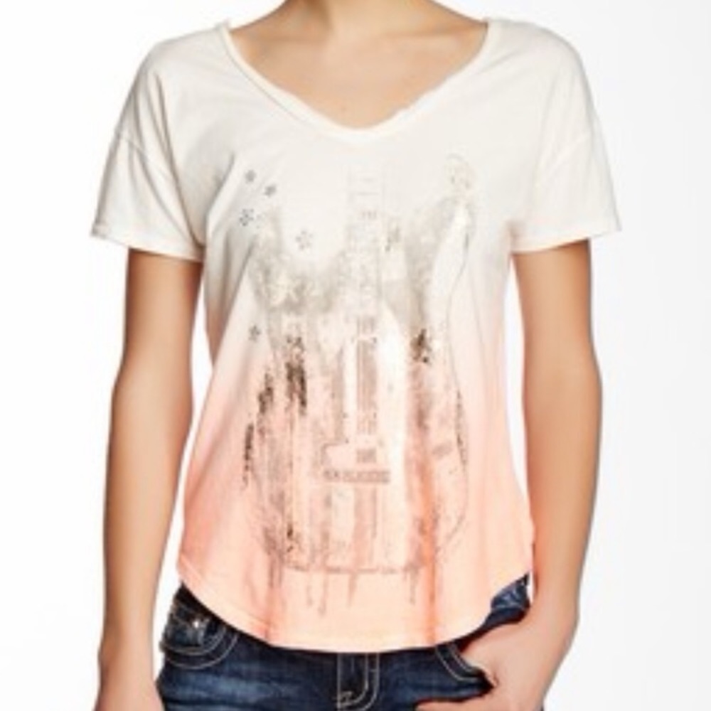 Miss Me guitar tee with embellishments